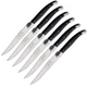 Andre Verdier Laguiole Steak Fixed-Blade Knife Set Stainless Blades ABS Handles