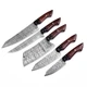 Custom Handmade FORGED DAMASCUS STEEL CHEF KNIFE Set Kitchen Knives-Cutlery 2796