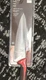 Mercer Chef's Knife 8" Straight Edge Red Plastic Handle Stainless Steel M22608RD