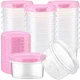Sieral 36-Pk 8oz Reusable Freezer Containers w/ Lids - Deli Food Storage