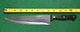 Vtg Chicago Cutlery 5G16D, 8" Chef Knife, With Black Nylon Scales U.S.A.