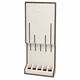 VTG Cutco Knife Wall Rack Hanging Drawer Storage Tray Holder Ivory Brown Plastic