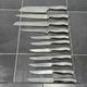 Chicago Cutlery 9G17G Lot Of 11 Chef Knife, Steak Knives, Bread Knife, Stainless