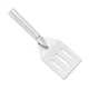 Rada Stainless Steel Turnover Spatula, Large, Angled, Slotted, No-Bend Face