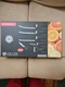 6 Piece Knife Set, Msrp $100, Kunzhisheng 4 Knives, Ceramic Peeler, Scissors