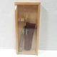 JEAN DUBOST FRANCE LAGUIOLE POCKET KNIFE CORKSCREW LEATHER CASE NEW IN BOX, COA