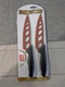 2 Copper Knives 10" by Tekno Products. Never Need Sharpening.