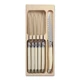 Laguiole 6-Piece Steak Knife Set Debutant Collection Stainless-Steel and Resi...