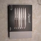 Trudeau Maison Laguiole Wood Handle Steak Knives Set Of 6-Brown & Gray