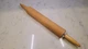 Vtg 17-1/4" Maple Wooden Rolling Pin Kitchen Baking Dough Roller Wood Handles