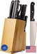 Basics 14-Piece High Carbon Stainless Steel Kitchen Knife Set with Full Tang