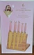 Paris Hilton 6 Piece Magnetic Cutlery Clock Set Knives Pink and Gold BRAND NEW