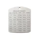 Endurance Measurement Refrigerator Magnet Silver Compatible Kitchen Essentials