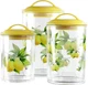 Reston Lloyd Food Storage Containers Set of 3 BPA Free Airtight Canisters