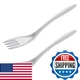 Gourmac Melamine Fork White Set Of 2 3530Wh