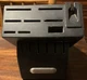 Farberware Triple Rivet Knife Block Only with Edgekeeper Sharpener