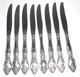 Vintage X8 Oneida Profile Galveston Stainless Butter Knives Knife 9" S127