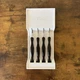 Cutco 1759 Serrated Steak Knives USA Lot Of 4 With Wall Mount EXCELLENT