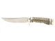 Uncle Henry Golden Spike Fixed Blade Knife 5" Clip Point 7Cr17MoV Polished Blade