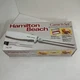 Hamilton Beach Electric Knife with Case - White.  Complete box Ready to Ship. 