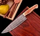 Custom HandMade Damascus Chef Knife Hand Forged Blade PineCone Handle 2795