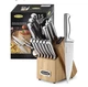 McCook MC25A Knife Sets,15 Pieces German Stainless Steel Kitchen Knife