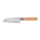 KITCHENAID PREMIUM 5-INCH FORGED SANTOKU KNIFE AUS-10 DAMASCUS STEEL - NATURAL
