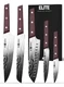 ipurehome Knife Set Kitchen Knife Set Professional 5 Pcs High Carbon German S...