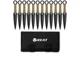 REAT Throwing Products - 12 Piece,6.5" 440 Stainless Steel with Cord-Wrapped ...