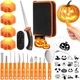 41 Pcs Halloween Pumpkin Carving Kit Include 12 Pcs Stainless Steel Carving T...