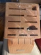 NEW Wusthof 15-slot Knife Block 2021-11-WW Natural Wood Acacia SEALED BEAUTIFUL