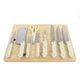 Gibson Home Wildcraft 10 Piece Cutlery Set w Cutting Board
