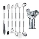Berglander Cooking Utensil Set 13 Piece Stainless Steel Kitchen Tool Set with...