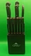 Ginsu Kiso 13-Piece Serrated Black Knife Set w/ Black Block, Cutlery Knife Set