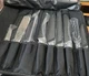 Ross Henery Eclipse 9-Piece Chef Knife Set &ndash; Steel Kitchen Knives, Travel Case