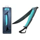 Toadfish 7 inch Black Blue Fillet Knife Razor Sharp Stainless Steel Blade