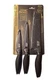 Thyme & Table 3 Piece Knife Set Non Stick Stainless Steel with Santoku Knife ...