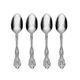 Oneida Michelangelo Fine Flatware Teaspoons, Set of 4 , 18/10 Stainless Steel...