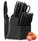 XANAPON Knife Set, 14 Pieces Kitchen Knife Set, High Carbon German Stainless ...