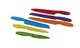 Amazon Basics Color-Coded Kitchen 12-Piece Knife Set, 6 Knives with 6 Blade Guar