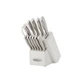 Farberware Edgekeeper 13-Piece Pro Cutlery Set, White