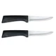 Cutlery Anthem Series Super Parer Knife Black Handle Kitchen Tool 2 Pack