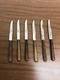 6 Vintage Wood Handled Case XX CA 254 Knives