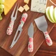 The Pioneer Woman Gorgeous Garden Floral Cheese Knife Set for Charcuterie Board