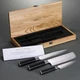 Kamikoto Kanpeki 3-Piece Knife Set Japanese Honshu Steel New w Box & COA